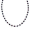 Native American Sterling Silver Mother of Pearl And Agate Bead Necklace AX126075